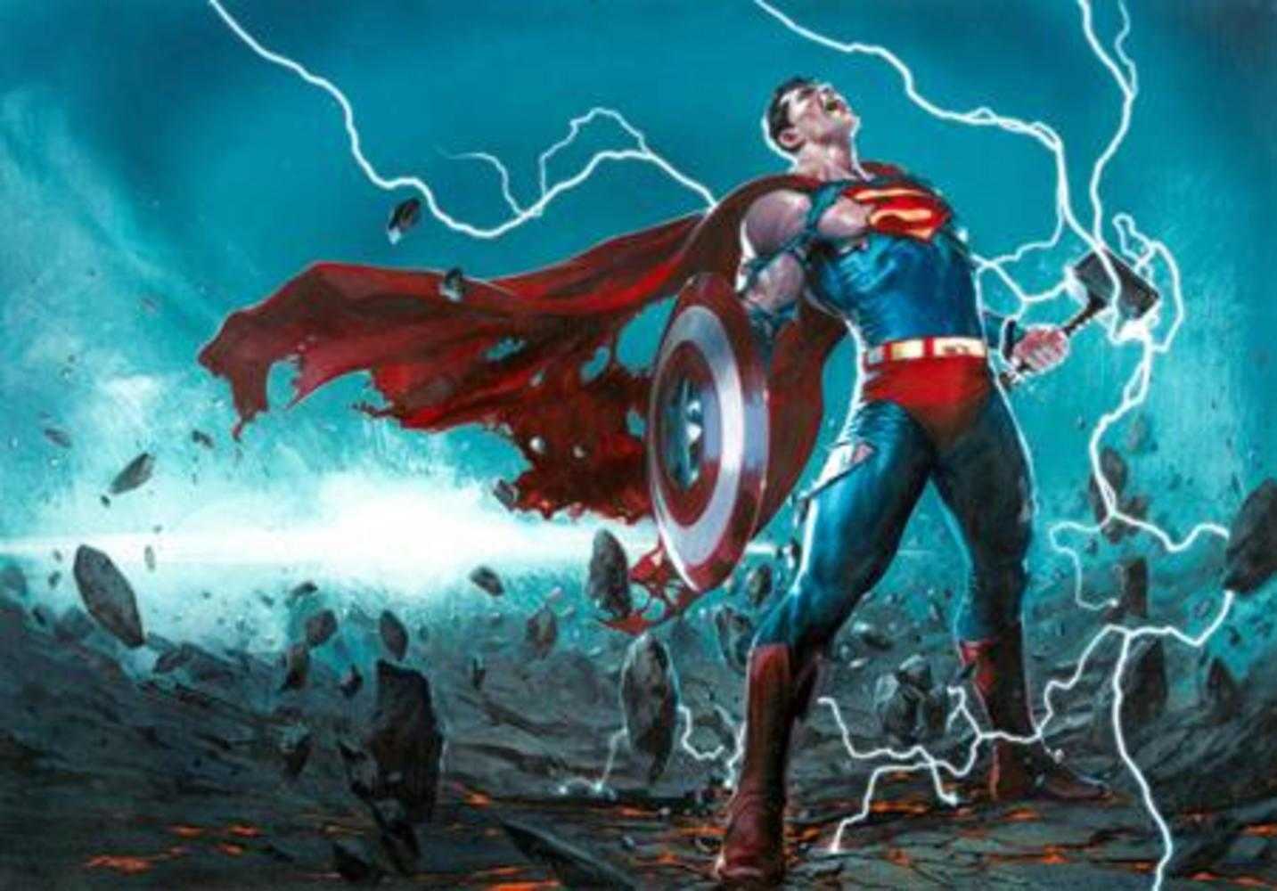 Avengers JLA #4 Facsimile Edition Cover E Gabriele Dell Otto Wraparound Variant PRESALE 8/26