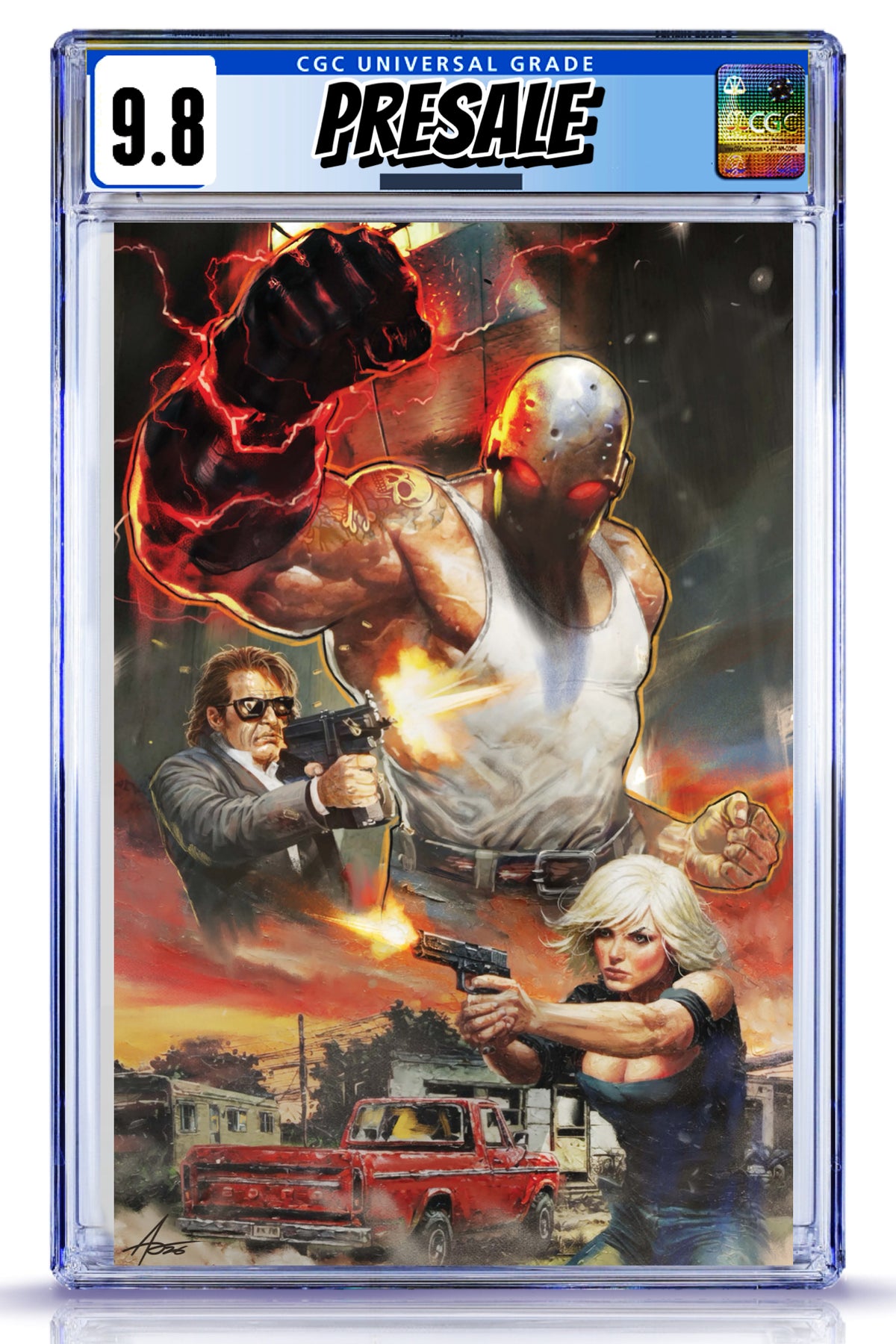 Hammerfist #1 Rudy AO LeapsLair Exclusive - CGC 9.8 graded copy