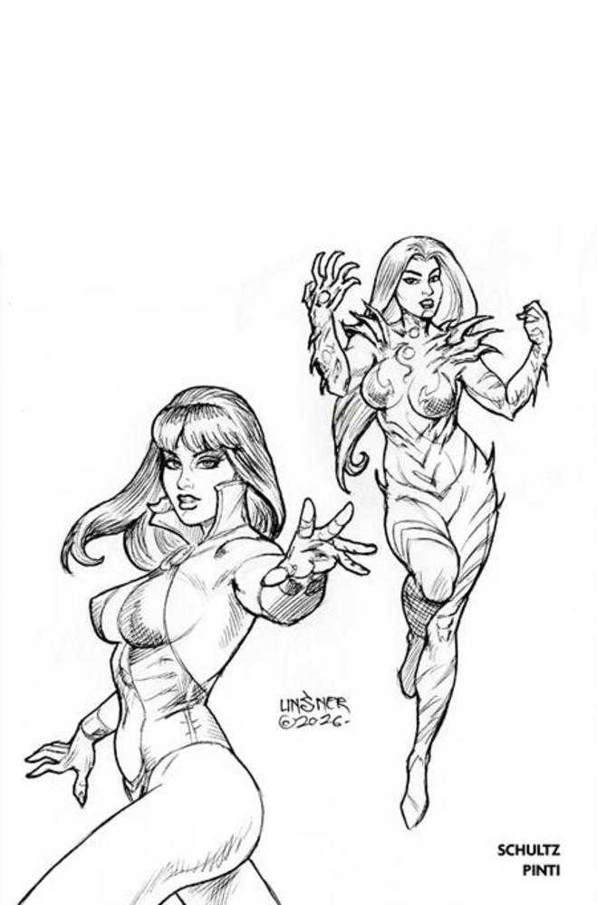 Vampirella X Witchblade #1 Cover T (Inc 1:20) J.M. Linsner PRESALE 9/30