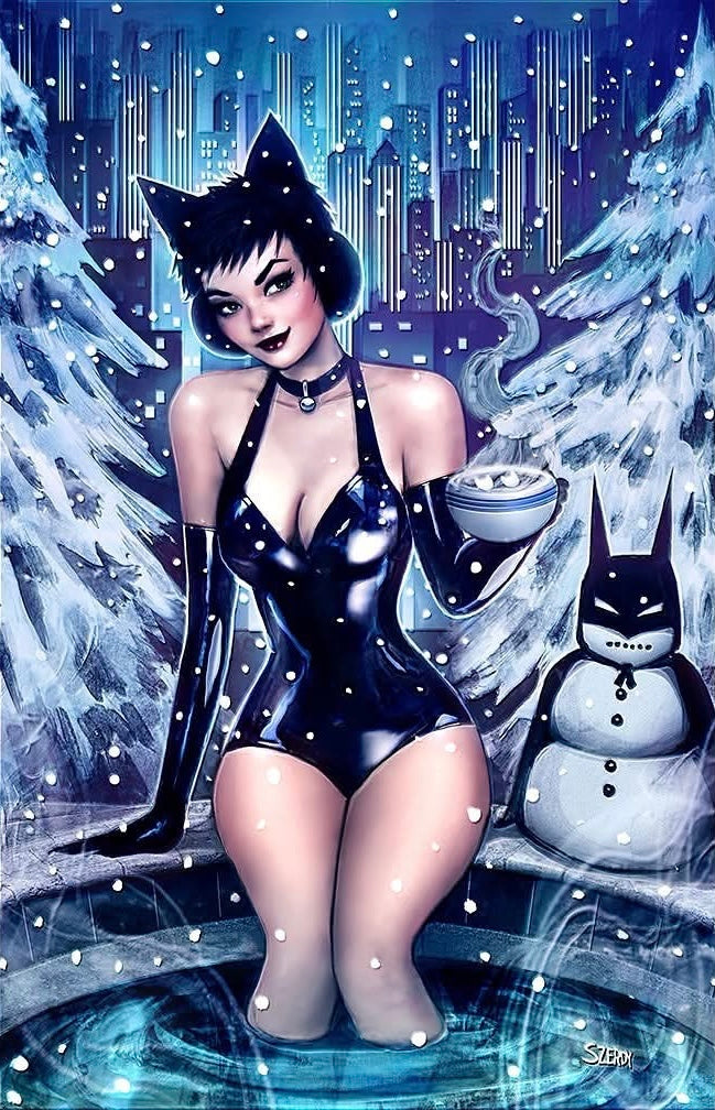 Catwoman #72 Nathan Szerdy Megacon Foil Sweater Weather Virgin Variant