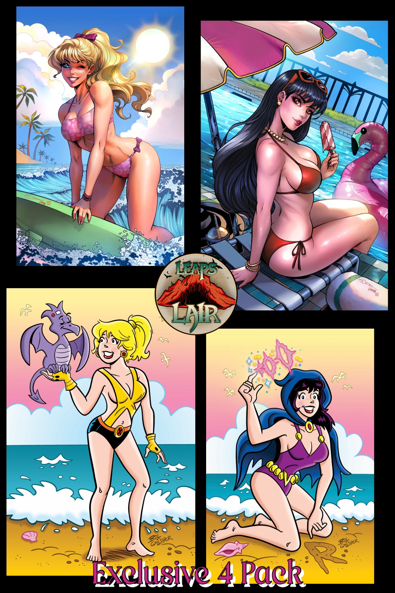 Betty & Veronica Swimsuit Special 2026 Convention Exclusive – 4-Pack (Signed Set Available)