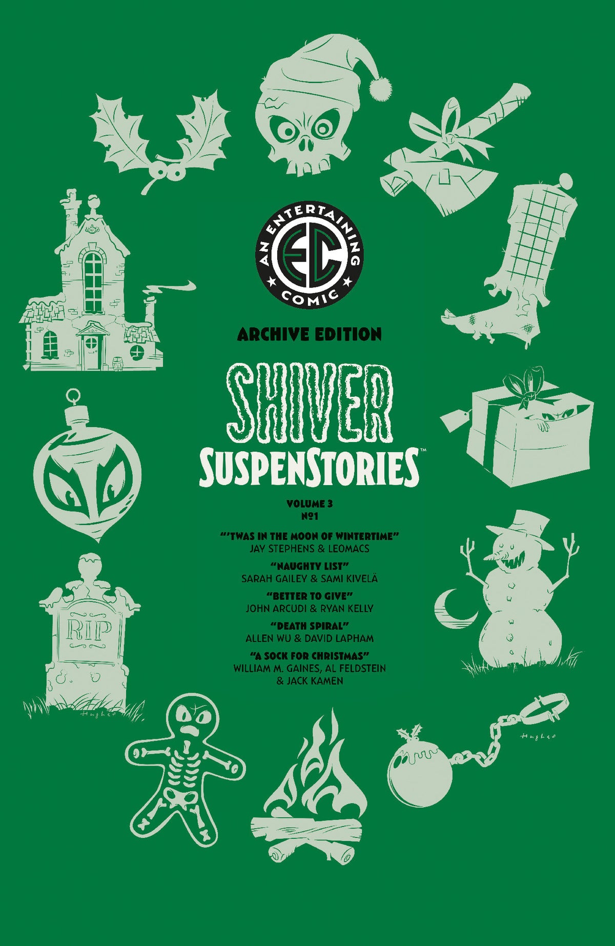 EC Shiver SuspenStories #1 Cover E 1:50 Rian Hughes Archive Edition