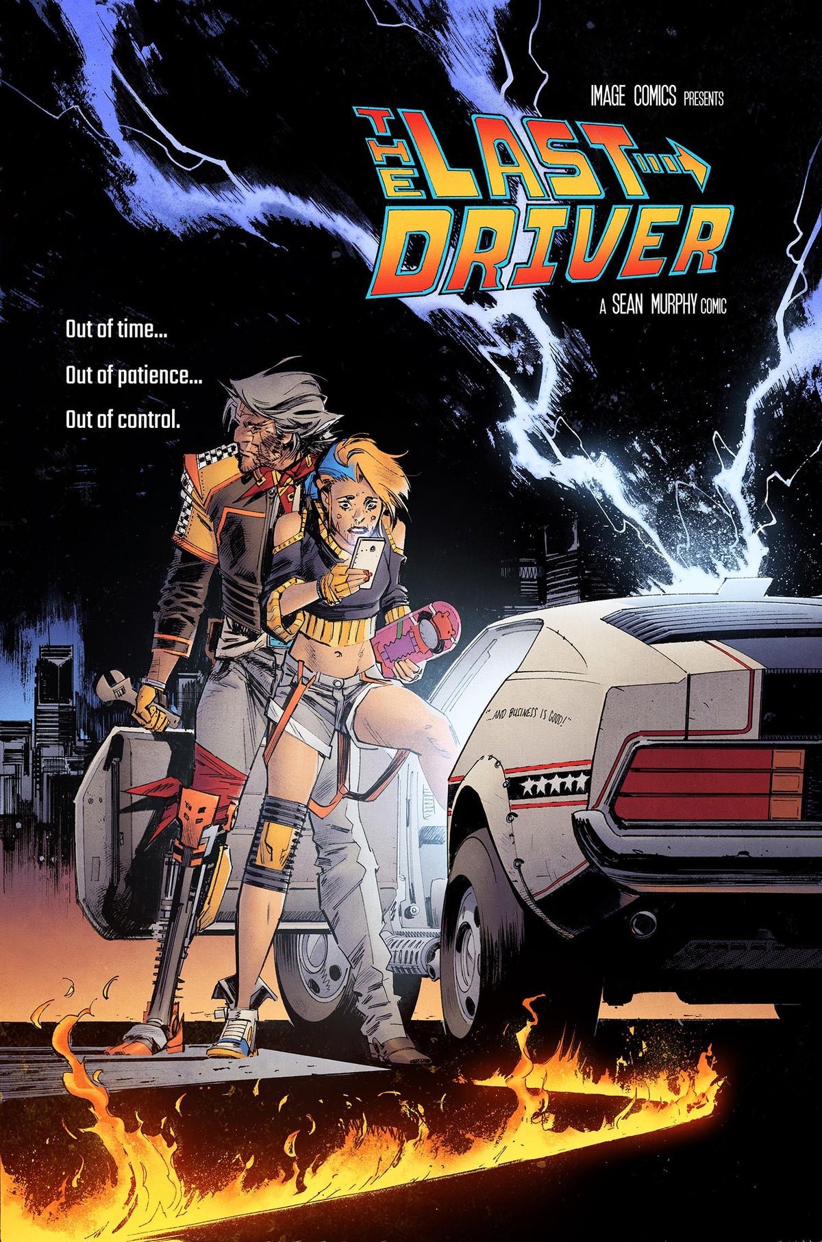 The Last Driver #1 (Of 5) 4th Printing Sean Murphy Back to the Future homage cover