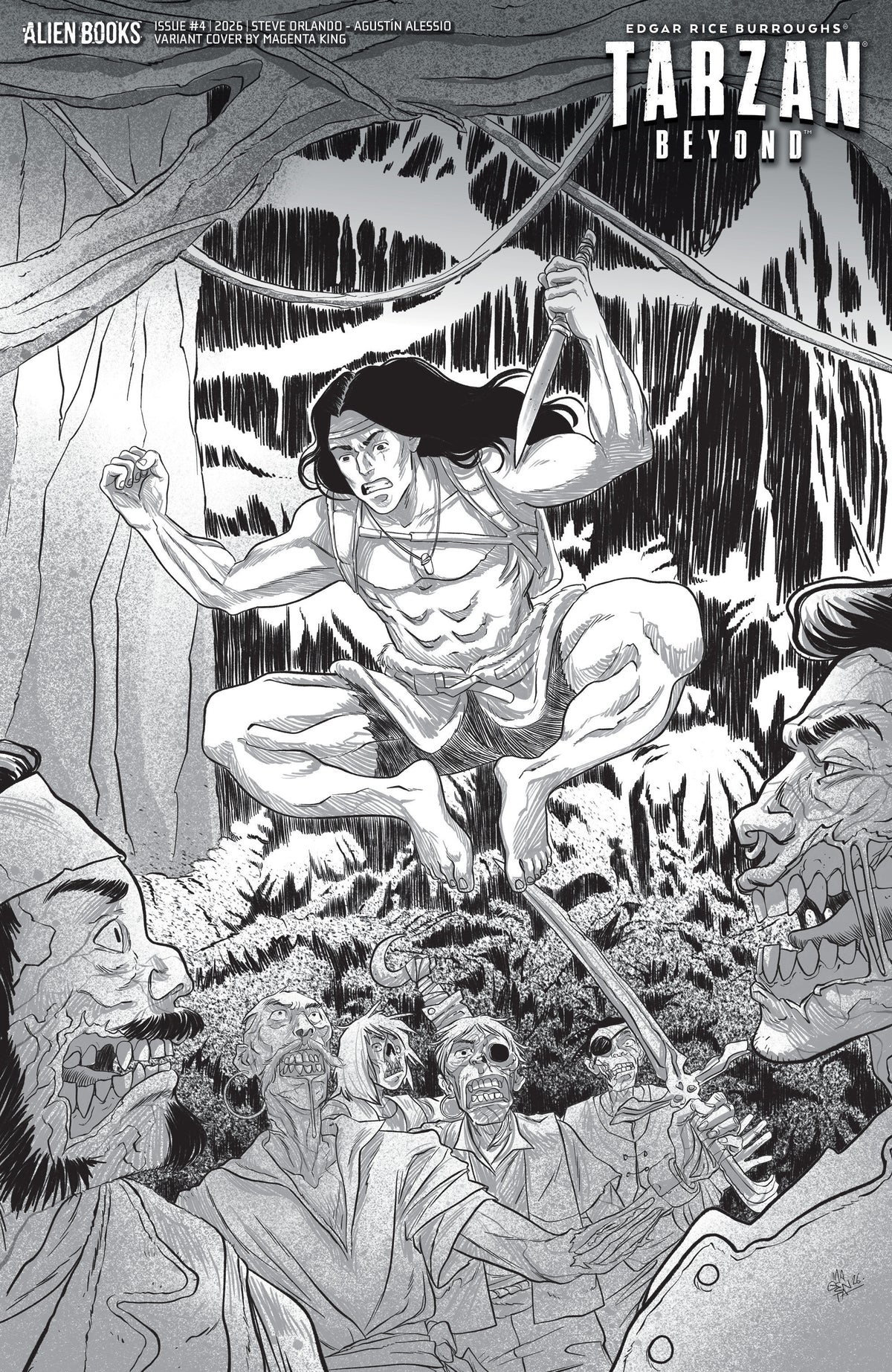 Tarzan Beyond #4 Cover D Magenta King