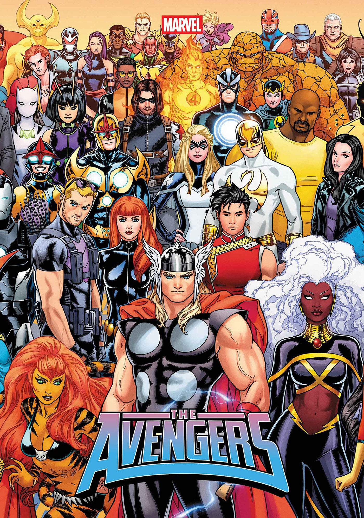 Avengers #36 Wraparound Cover CVR A Russell Dauterman