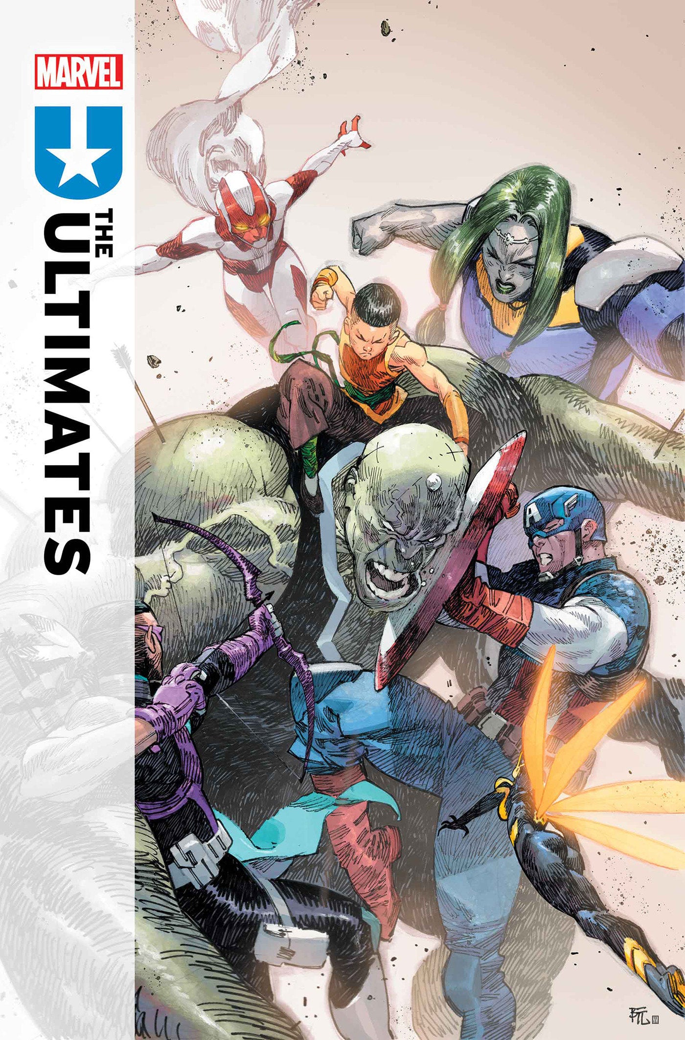 Comic book cover of 'Ultimates #24 CVR A Dike Ruan'