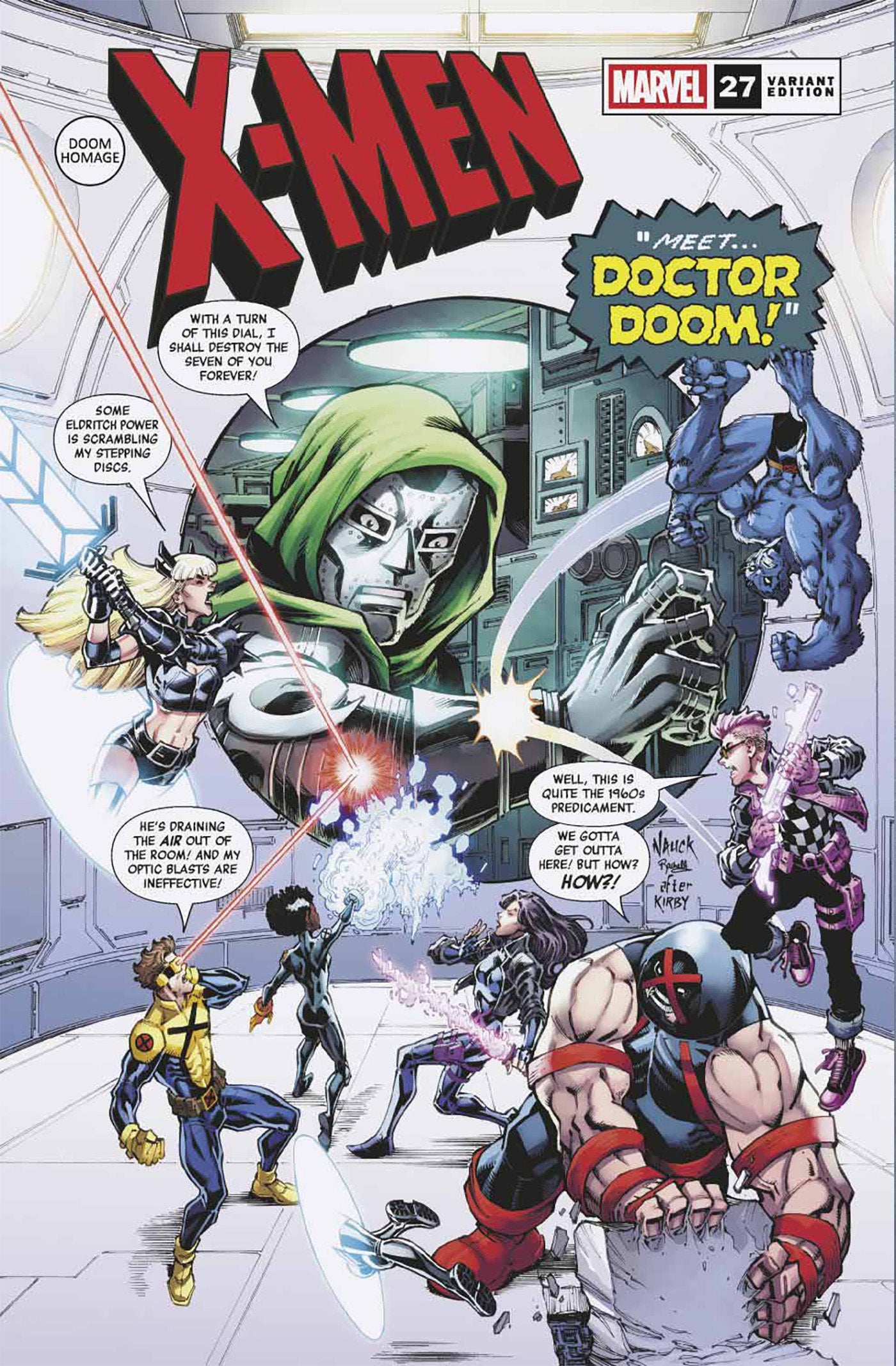 X-Men #27 Todd Nauck Doom Homage Variant PRESALE 3/18