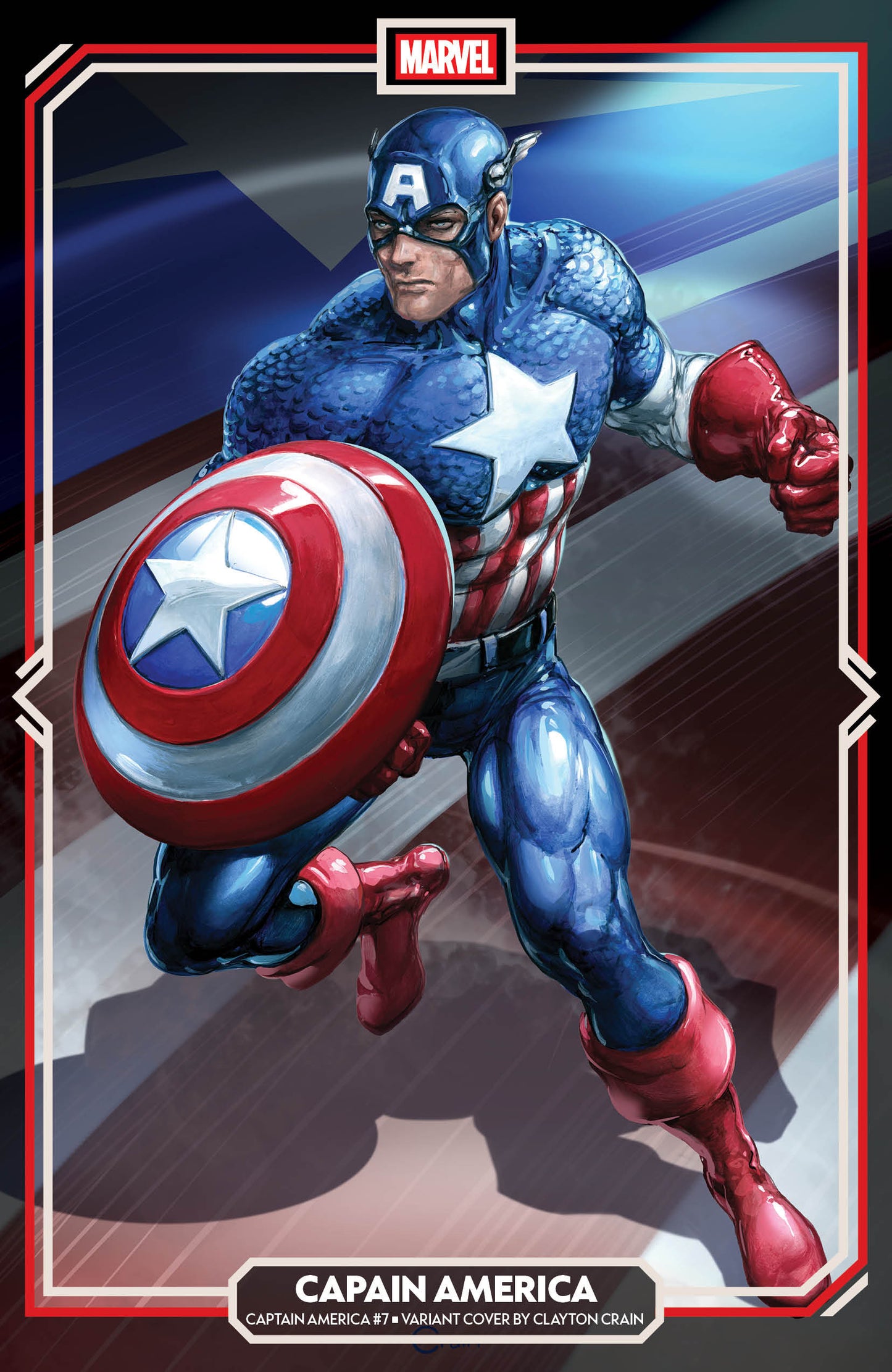 Captain America #7 Clayton Crain Variant