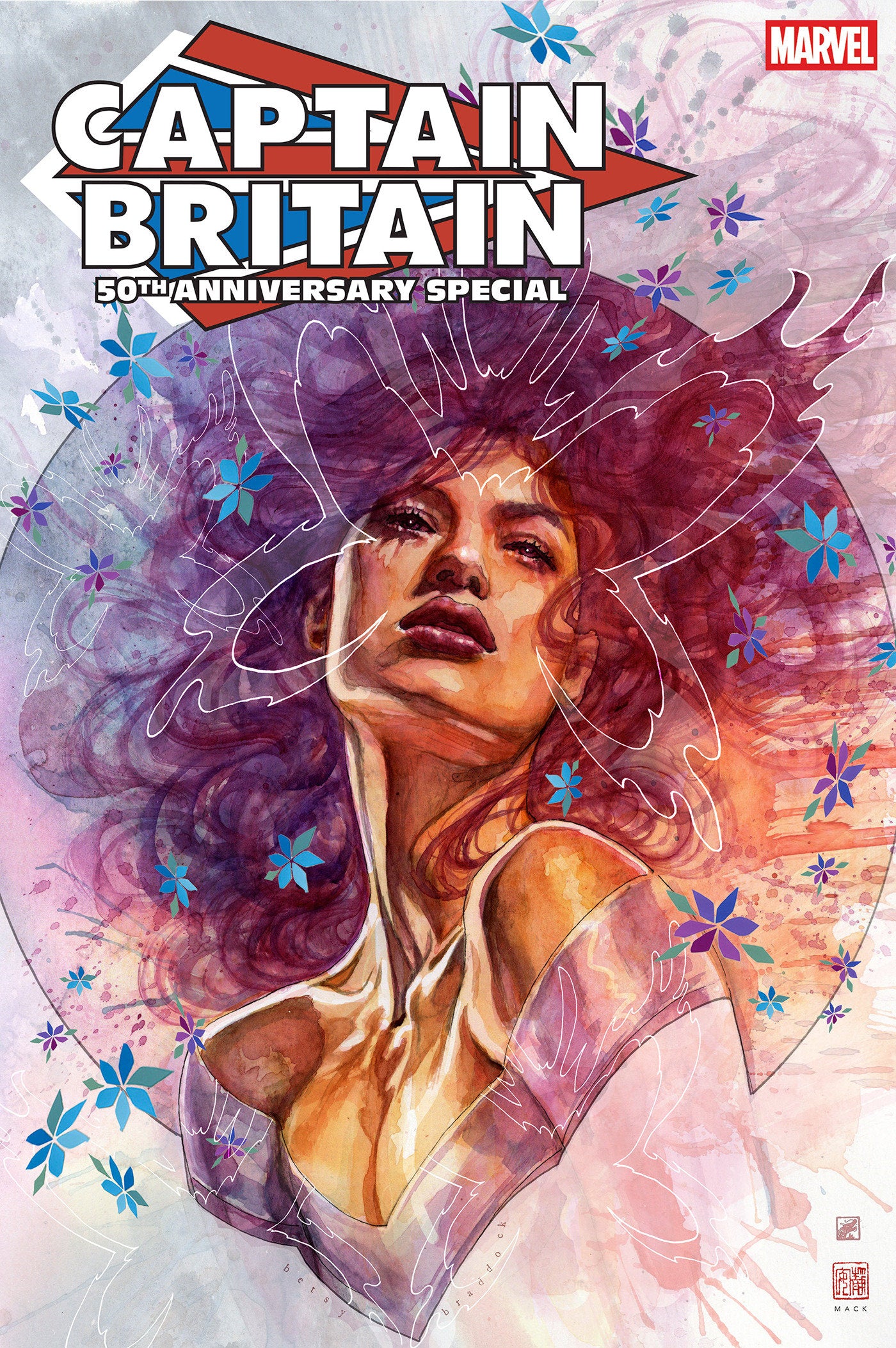 CAPTAIN BRITAIN 50TH ANNIVERSARY SPECIAL #1 Cover B David Mack