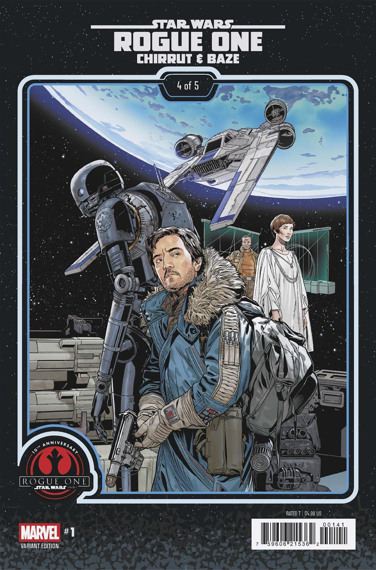 STAR WARS: ROGUE ONE - CHIRRUT & BAZE #1 Cover D Chris Sprouse Rogue One 10th Anniversary