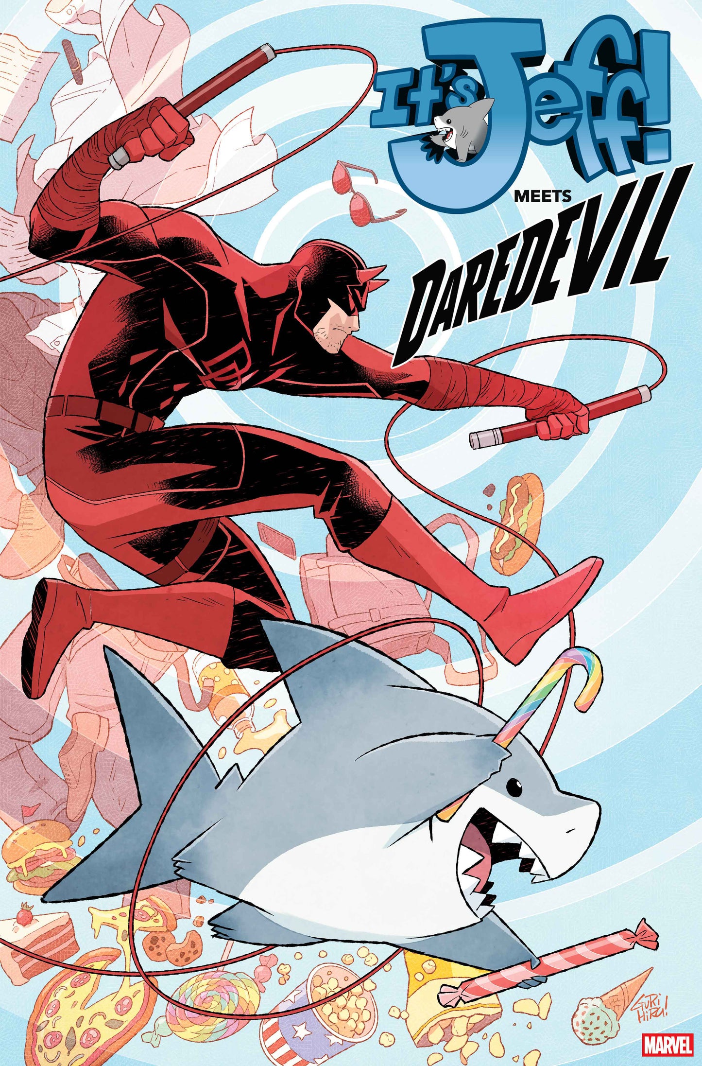 It's Jeff Meets Daredevil #1 Gurihiru CVR A