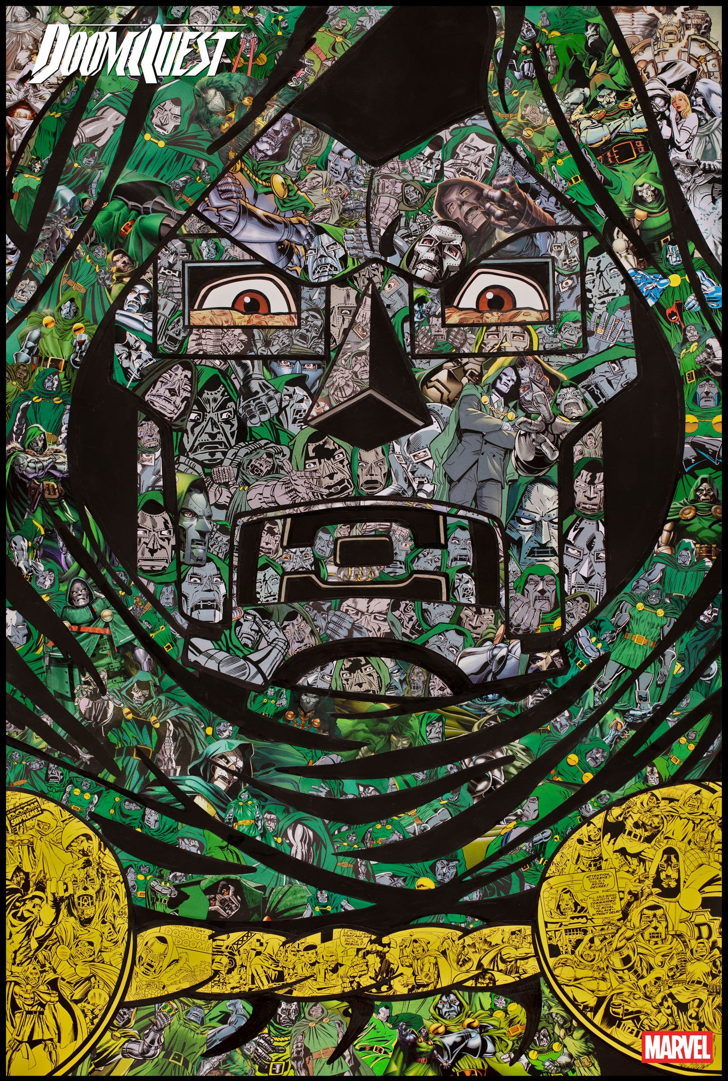 Comic book cover of 'Doomquest #1 Mr. Garcin Variant'