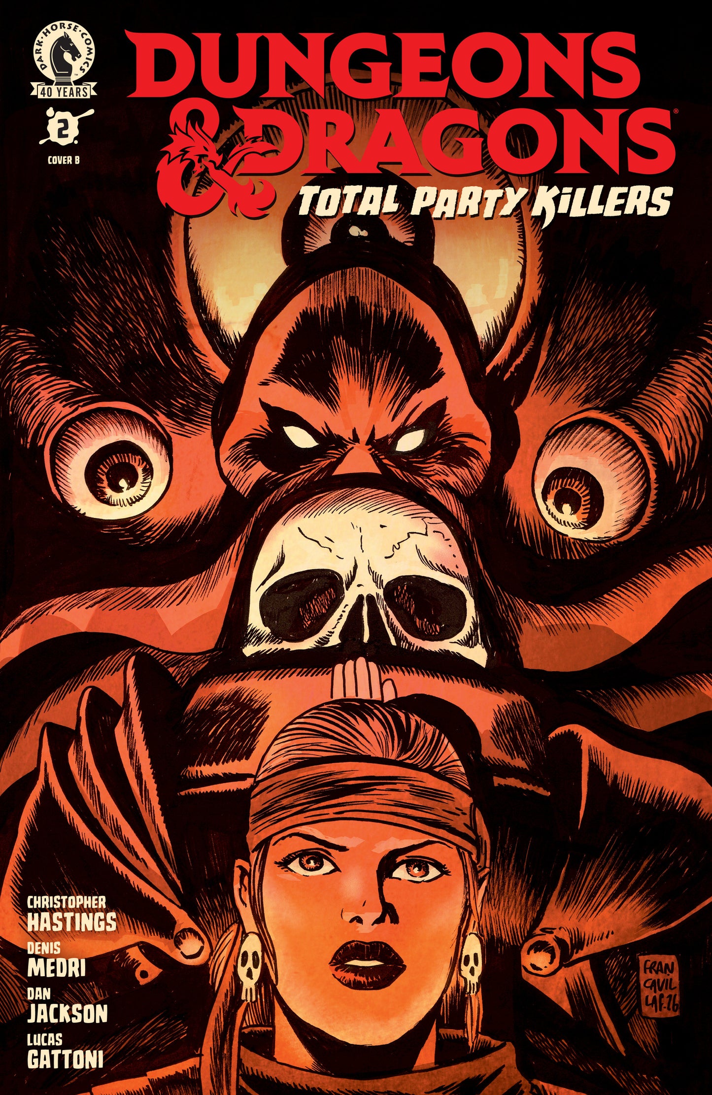 Dungeons & Dragons: Total Party Killers #2 (Cover B) (Francesco Francavilla)) PRESALE 9/02