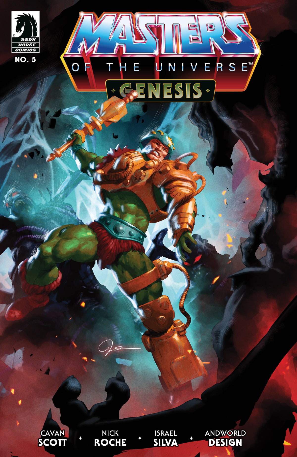 He-Man and the Masters of the Universe: Genesis #5 Cover B Gerald Parel