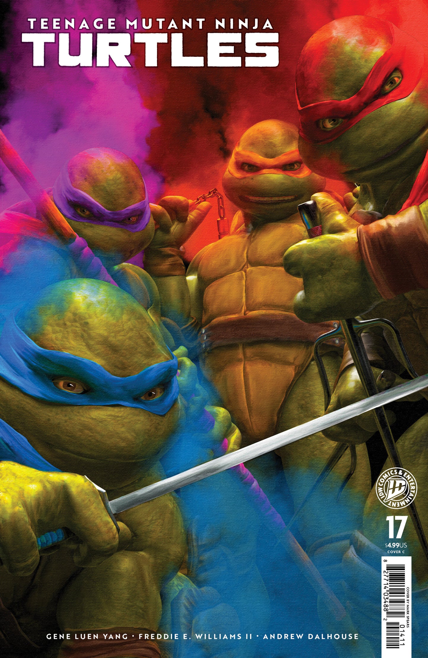 Teenage Mutant Ninja Turtles #17 Variant C (Spears) PRESALE 4/8