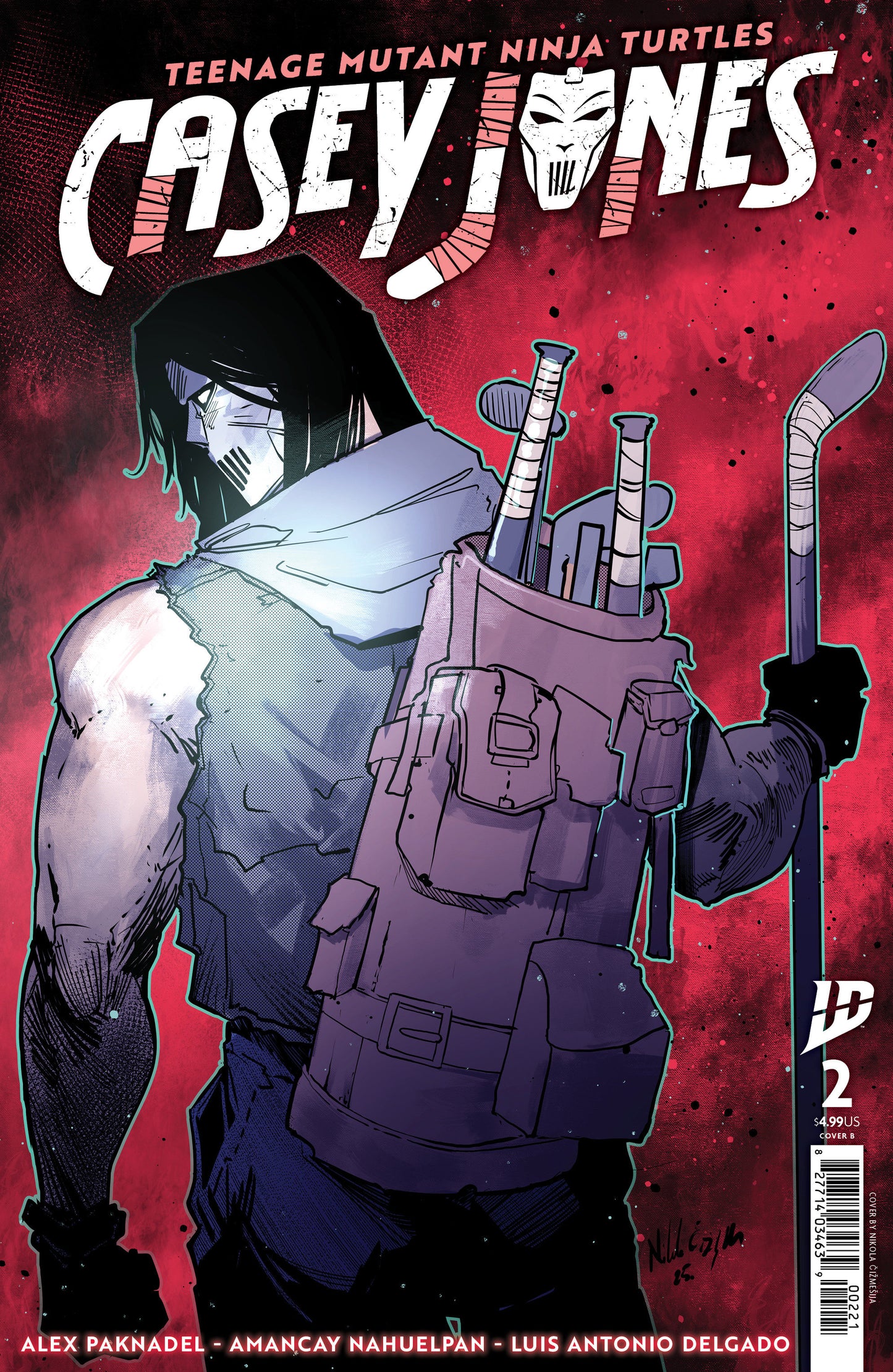 Teenage Mutant Ninja Turtles: Casey Jones #2 Variant B (Cizmesija) PRESALE 11/19