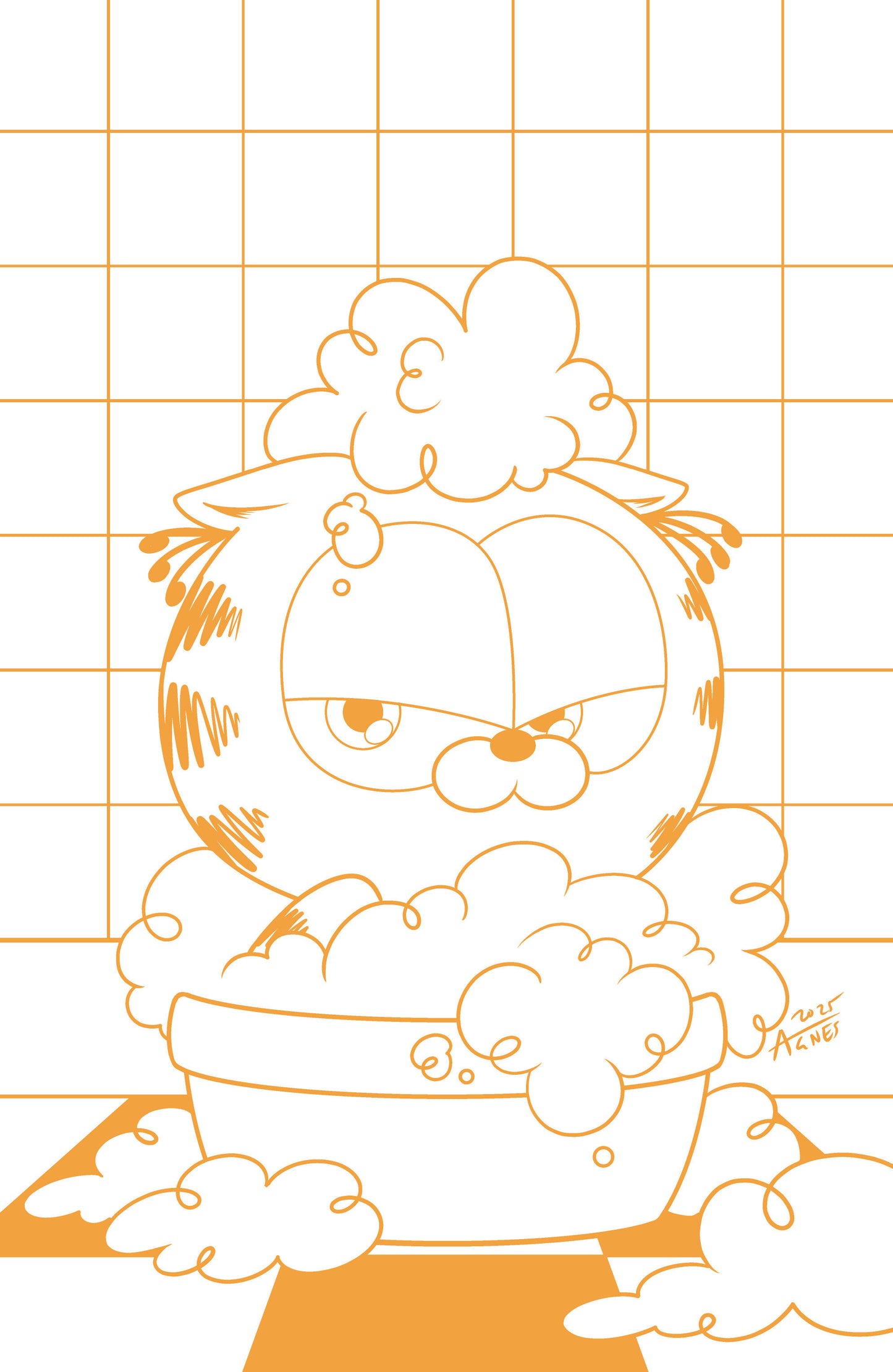 Baby Garfield #4 Cover E Unlimited Variant Agnes Garbowska cover