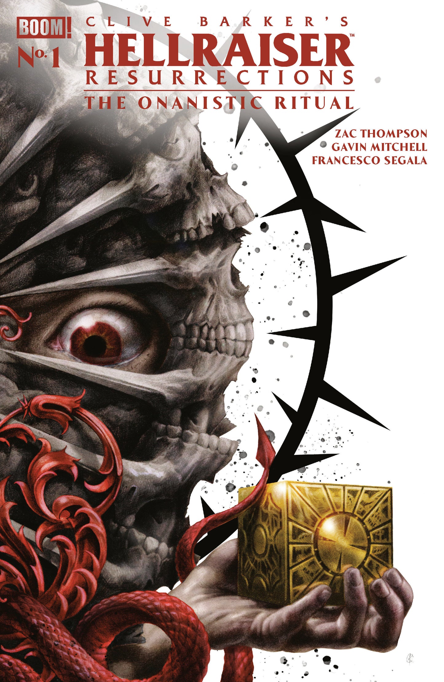 Hellraiser: Resurrections - The Onanistic Ritual #1 G Foc Reveal Variant (Dressed, Currey) PRESALE 9/09