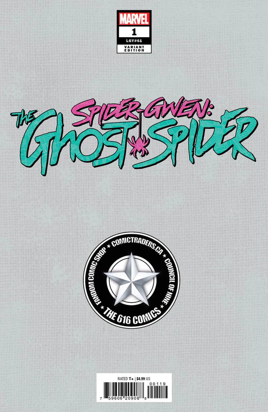 SPIDER-GWEN GHOST SPIDER #1 IVAN TALAVERA Trade Dress Variant A LTD 3000