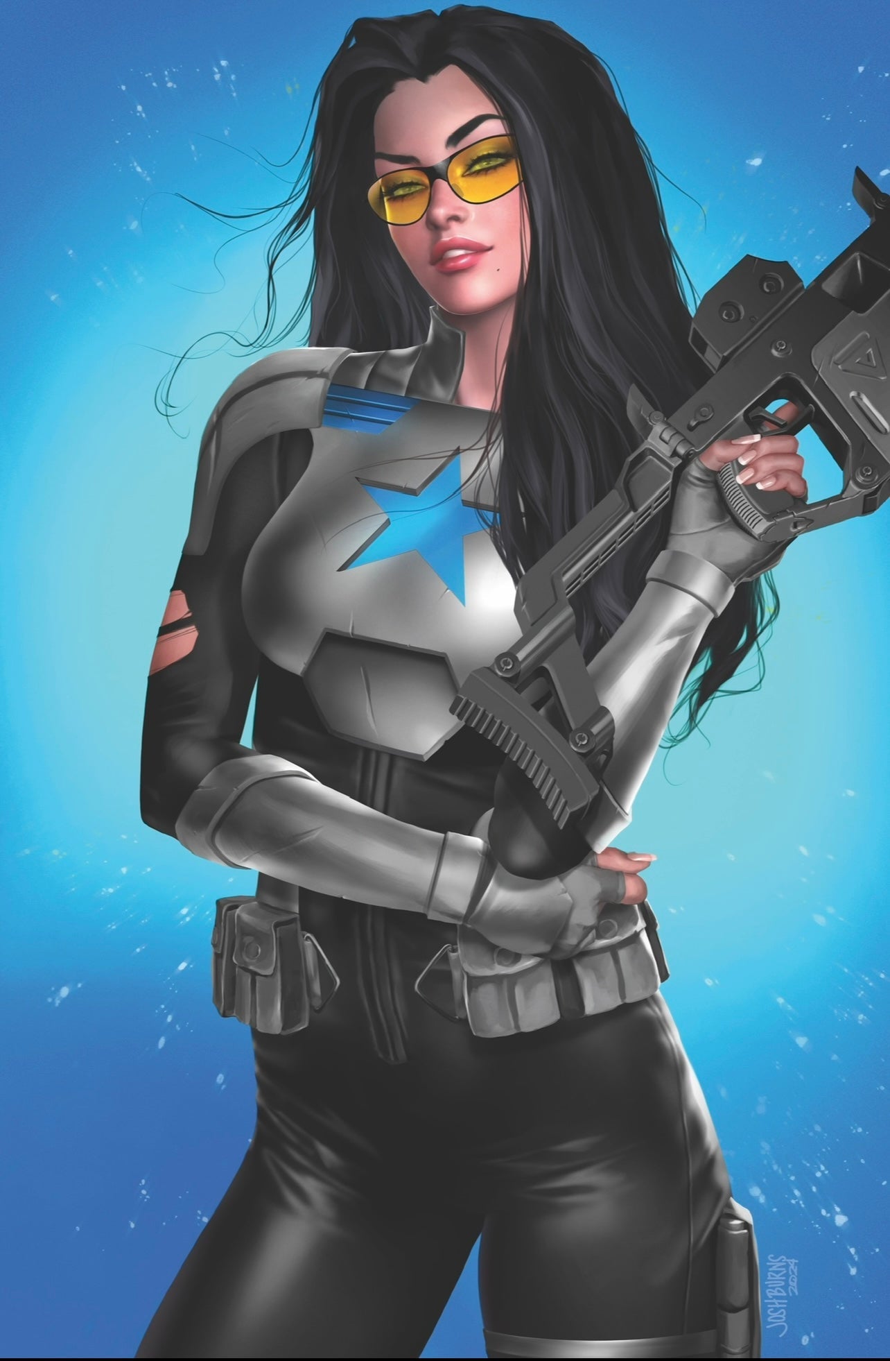G.I. Joe #2 Josh Burns exclusive virgin foil card stock variant cover