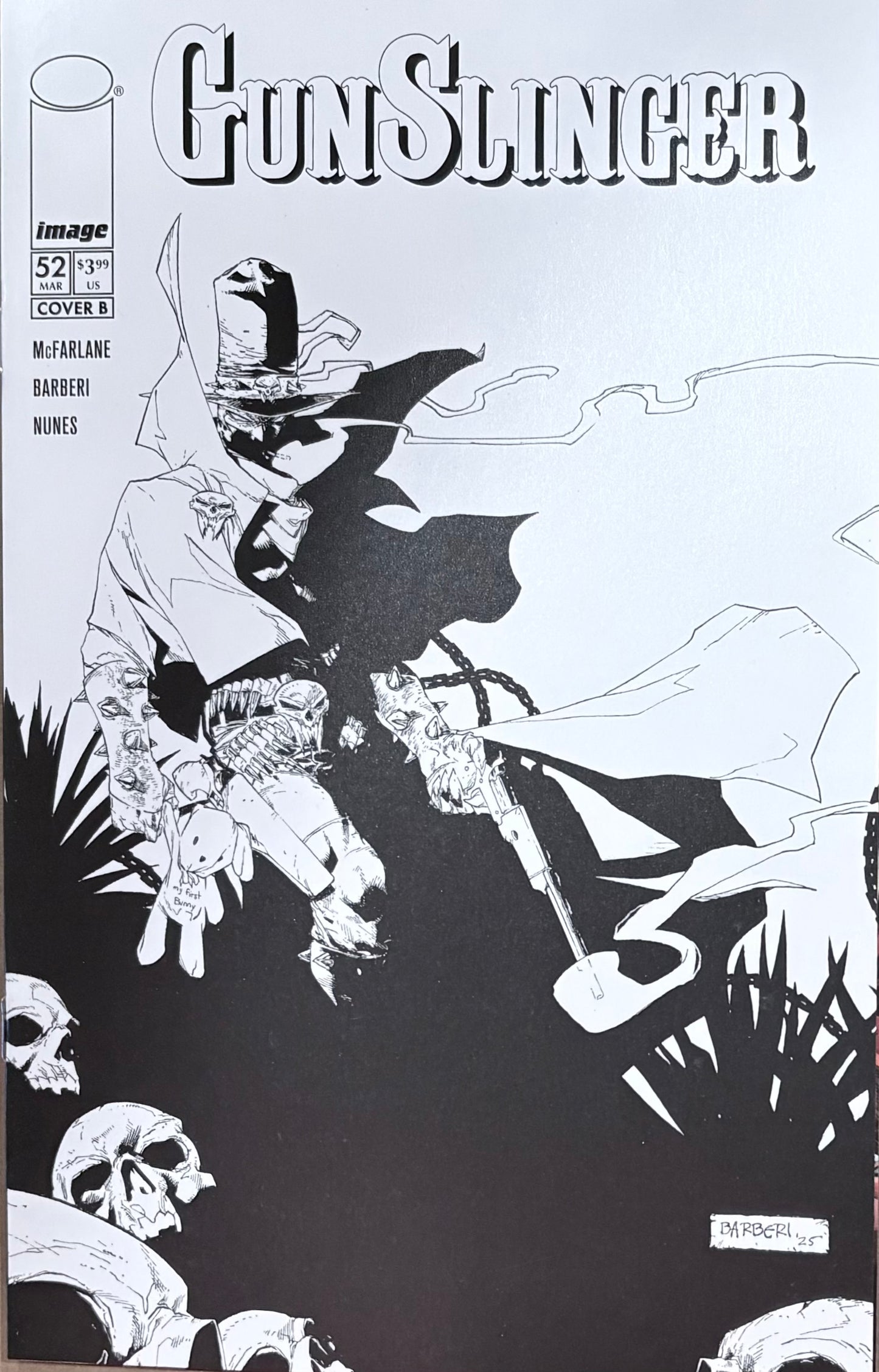 Gunslinger Spawn #52 Cover B Gianenrico Bonacorsi Full Art Variant