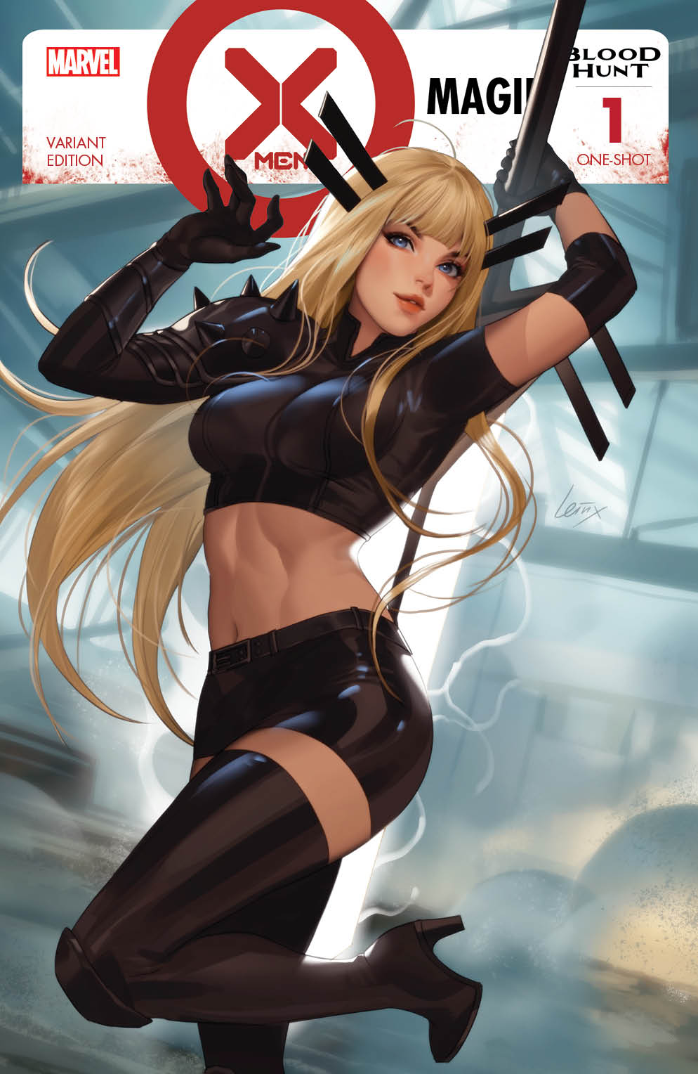 X-Men Blood Hunt Magik #1 Leirix Li exclusive trade dress variant cover