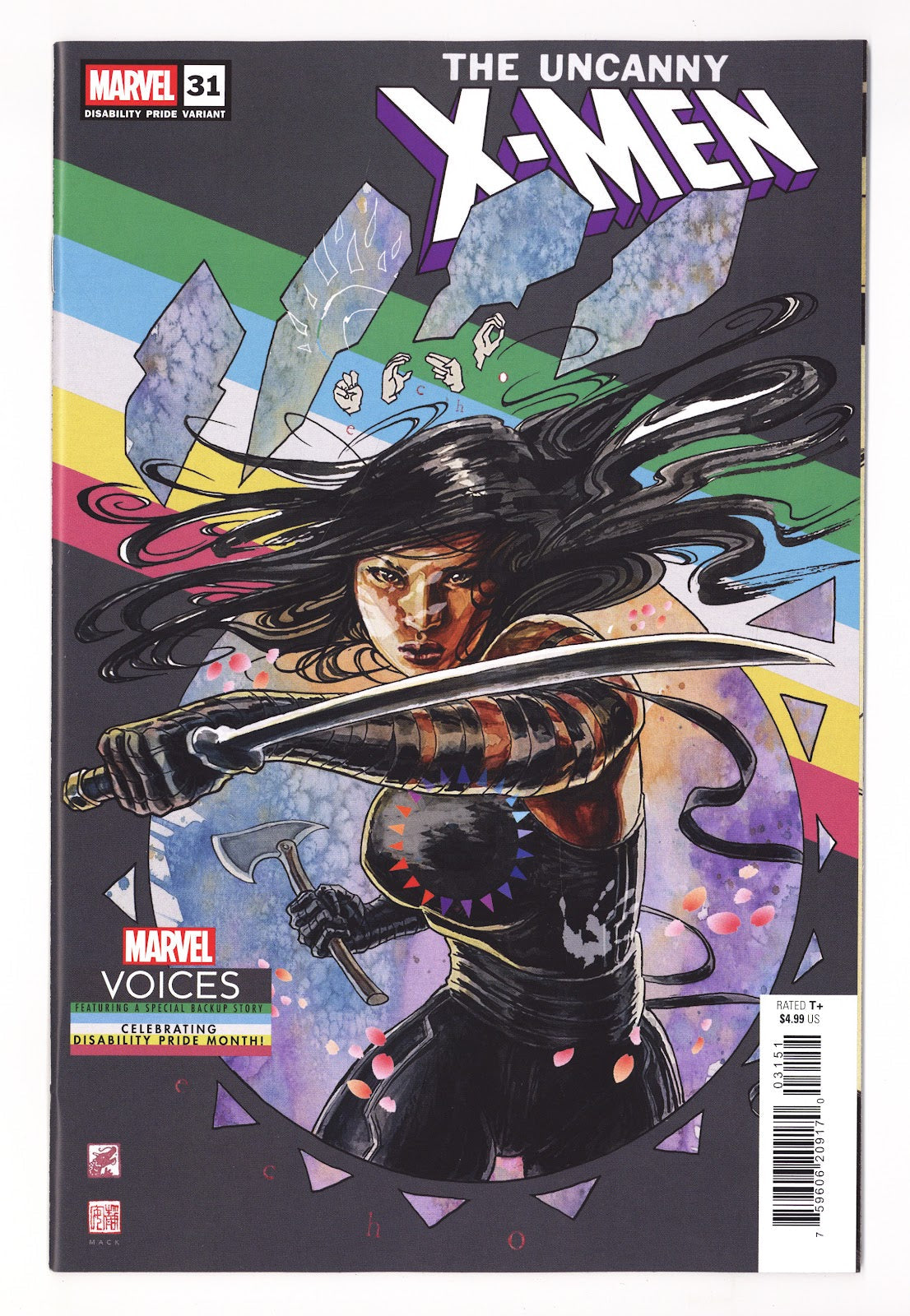 Uncanny X-Men #31 David Mack Disability Pride Variant