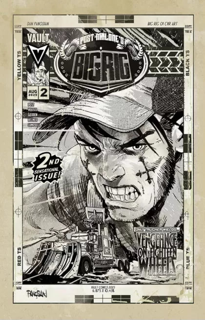Big Rig #2 Dan Panosian Sketch Bundle Box 1:50 Variant Poly Bag
