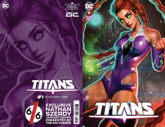 TITANS #1 NATHAN SZERDY 616 EXCLUSIVE STARFIRE TRADE VARIANT