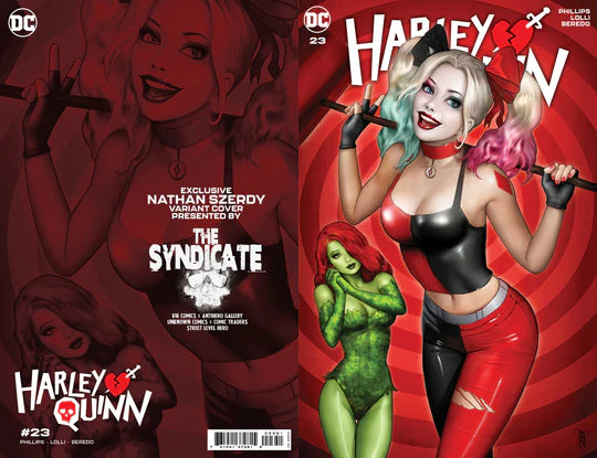 HARLEY QUINN #23 Nathan Szerdy Exclusive Trade Dress Variant 2022 Poison Ivy DC