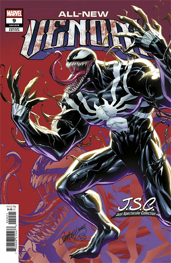 ALL-NEW VENOM #9 J. SCOTT CAMPBELL JUST SPECTACULAR COLLECTION VARIANT PRESALE 8/6
