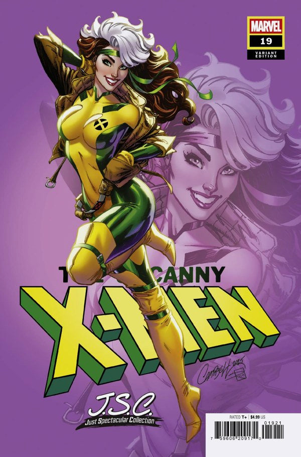 UNCANNY X-MEN #19 J. SCOTT CAMPBELL JUST SPECTACULAR COLLECTION VARIANT PRESALE 8/6