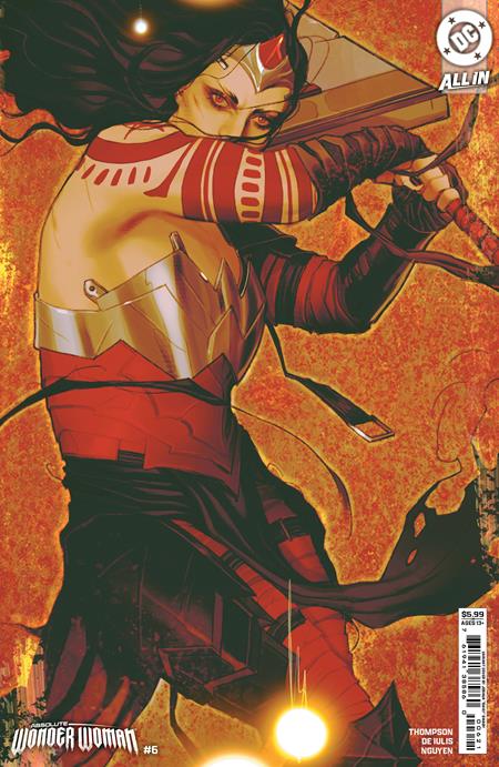 ABSOLUTE WONDER WOMAN #6 CVR D JOSHUA SWAY SWABY CARD STOCK VAR PRESALE 3/26