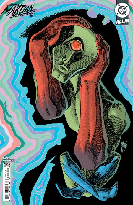 ABSOLUTE MARTIAN MANHUNTER #1 (OF 6) CVR B GUILLEM MARCH CARD STOCK VAR PRESALE 3/26