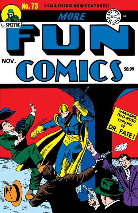 MORE FUN COMICS #73 FACSIMILE EDITION CVR B HOWARD SHERMAN FOIL VAR PRESALE 04/30/2025