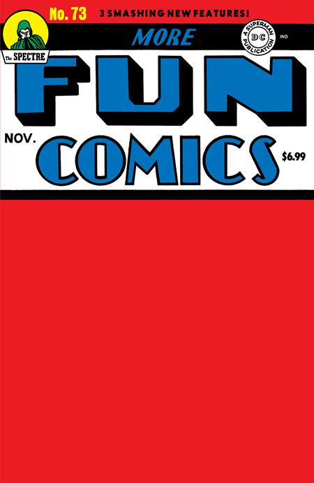 MORE FUN COMICS #73 FACSIMILE EDITION CVR C BLANK VAR PRESALE 04/30/2025
