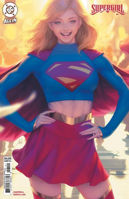 SUPERGIRL #1 CVR B STANLEY ARTGERM LAU CARD STOCK VAR PRESALE 5/14/2025