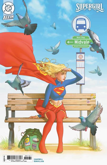 SUPERGIRL #1 CVR H INC 1:50 W SCOTT FORBES CARD STOCK VAR PRESALE 5/14/2025
