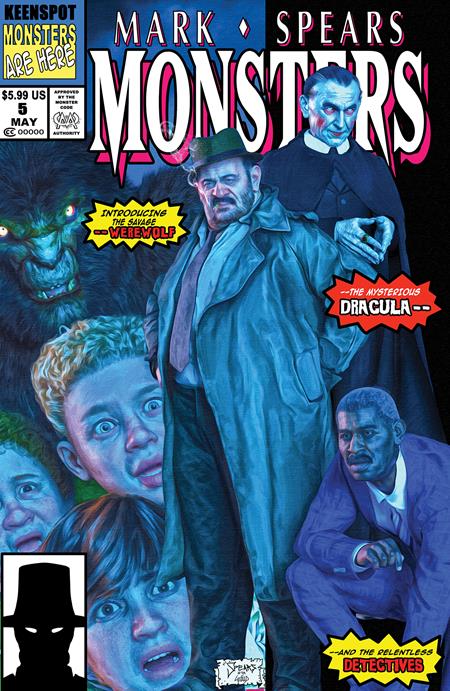 MARK SPEARS MONSTERS #5 CVR D MARK SPEARS BAGGED WITH TRADING CARD NEW MUTANTS #98 HOMAGE VAR PRESALE 6/18