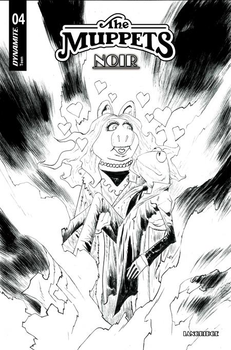 Muppets Noir #4 Cover D 1 in 10 Jae Lee Line Art Variant