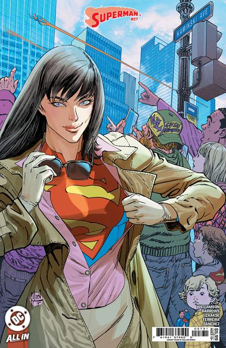 SUPERMAN #27 CVR C GUILLEM MARCH CARD STOCK VAR SUPERGIRL PRESALE 6/25