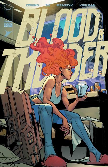Comic book cover of 'BLOOD & THUNDER #2 CVR C INCENTIVE 1:10 ANDIE TONG & REX LOKUS VAR (MR) PRESALE 6/18'