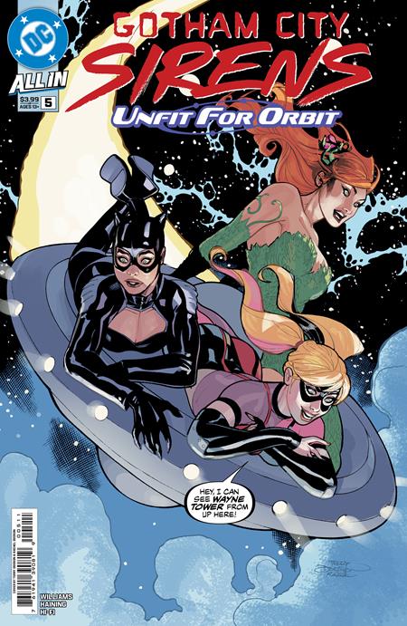 GOTHAM CITY SIRENS UNFIT FOR ORBIT #5 (OF 5) CVR A TERRY DODSON & RACHEL DODSON PRESALE 7/30