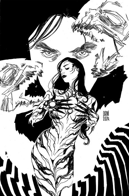 WITCHBLADE #12 (2024) CVR E INCENTIVE 1:25 DANI B&W VIRGIN VAR