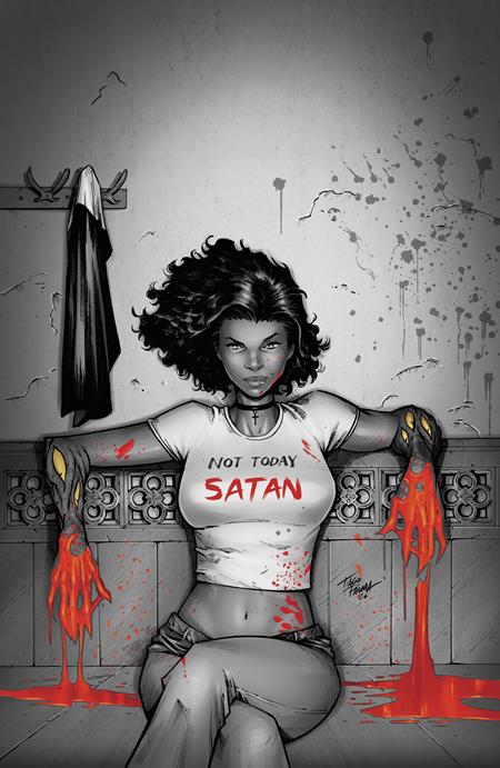 Excommunicated #3 Cover D Inc 1:30 Tiago Palma B&W Full Art
