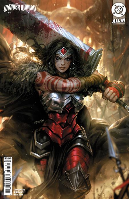 ABSOLUTE WONDER WOMAN #11 CVR B DERRICK CHEW CARD STOCK VAR PRESALE 8/27