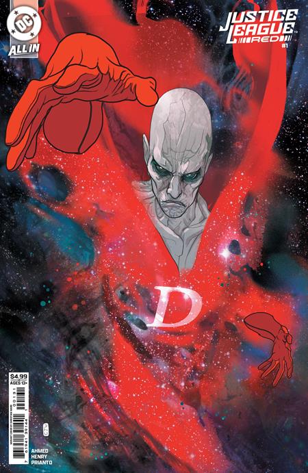 JUSTICE LEAGUE RED #1 (OF 6) CVR C CHRISTIAN WARD CARD STOCK VAR PRESALE 8/20