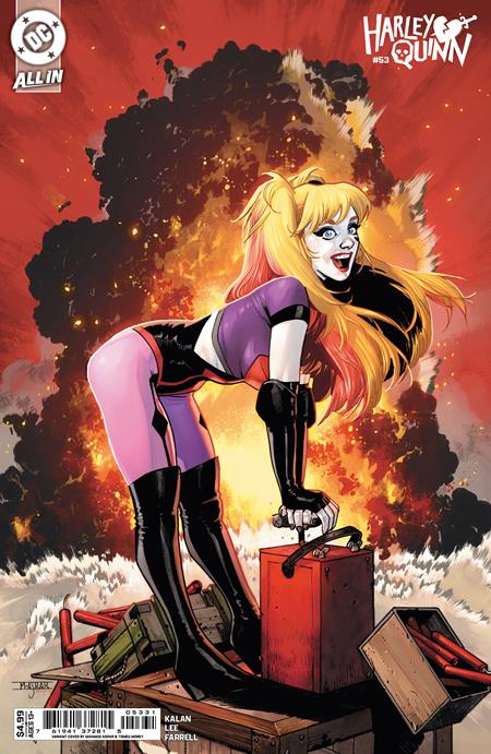 HARLEY QUINN #53 CVR C MAHMUD ASRAR CARD STOCK VAR PRESALE 8/27