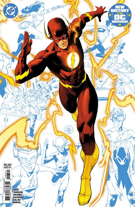 NEW HISTORY OF THE DC UNIVERSE #3 (OF 4) CVR B DAN MORA CARD STOCK VAR PRESALE 09/24/2025