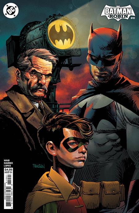 BATMAN & ROBIN YEAR ONE #10 (OF 12) CVR C DAN PANOSIAN CARD STOCK VAR PRESALE 8/20